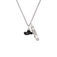 thumbnail image 2 of Delight Jewelry Silvertone Black Cowboy Hat Silvertone Best Friends Forever Bar Charm Necklace, 23", 2 of 4