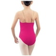 thumbnail image 4 of Timegard Girl Clothes Spaghetti Strap Backless Dance Onesie Slim Comfy Color Block Bodysuit 2-15 Years, 4 of 4