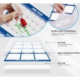 thumbnail image 3 of 2026 Wall Calendar, Large Reversible Horizontal&Vertical Laminated Yearly Calendar-1 Page Poster Wet & Dry Erase Wall Hanging Calendar 12 Month Annual Planner for Office/Family/ Fitness (24*36in), 3 of 7