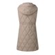 thumbnail image 4 of Gibobby Abrigos largos de invierno para mujer, Chaleco largo para mujer, acolchado de invierno, con capucha, sin mangas, con cierre, para exteriores, chamarra larga, chaleco(Caqui,XG), 4 of 5