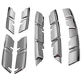 thumbnail image 1 of Car Front Grille Cover Trim Molding Chrome Abs Protector Sticker, 1 of 5