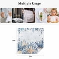 thumbnail image 5 of Blue Starfish Coastal Cloth Napkins, Eucalyptus Summer Nautical Shell Washable and Reusable Dinner Napkins Set of 8, Table Napkin for Kitchen Party Birthday Wedding Hotel Housewarming 20"x20", 5 of 9