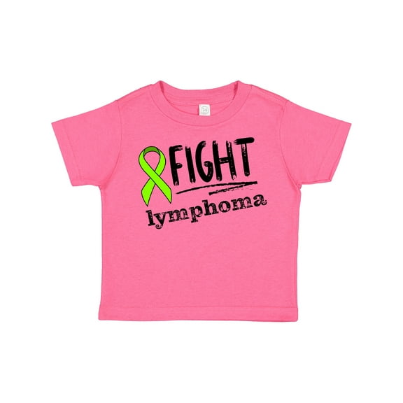 Inktastic Fight Lymphoma Lime Ribbon Boys or Girls Toddler T-Shirt