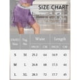 thumbnail image 6 of FEOYA Sparkly Sequin Fringe Skirt for Womens Belly Dance Skirt Ladies Sparkle Rave Skirts Multi Layer Tassel Latin Skirt L Purple, 6 of 6