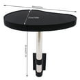 thumbnail image 4 of 360° Rotating Bathtub Tray Table – Wall-Mounted Spa Shelf with Anti-Slip Surface & Drain Port, Large 23.2" x 14.6" ABS & Stainless Steel Bath Caddy, 4 of 12