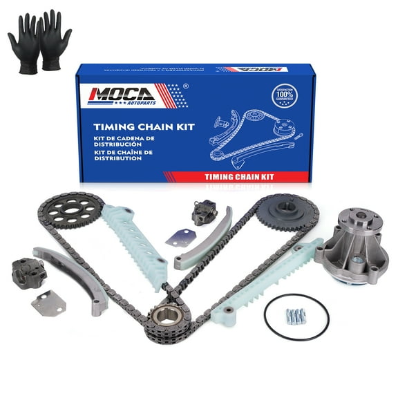 MOCA AUTOPARTS Timing Chain Kit Water Pump Fit for 2002 Ford Crown Victoria 4.6L & 2001-2003 Mercury Grand Marquis 4.6L