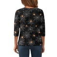 thumbnail image 4 of Abcomgle Halloween Shirts for Girls Size 14-16 Spooky Bat Spider Graphic T-Shirts for Kid Girls Crewneck 3/4 Sleeve Shirts for Kids Fall Funny Holiday Blouses for Girls,9-10 Years, 4 of 5