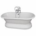 thumbnail image 3 of BarclayTub Kit 67" CI Dbl Roll Top, 3 of 3