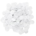 thumbnail image 1 of Round Chip Decoration, Breathable Cloth Flake Crafts Non-Woven Gasket 500Pcs DIY Hand-made Accessories  for Various Head Rope Decorations for Hair Rope Making White, 1 of 7
