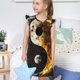 thumbnail image 4 of Balery Yin Yang Camisón de princesa para niñas, pijama de algodón con mangas abullonadas, suave y bonito.-XX-Large, 4 of 6