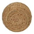 Household Essentials Large Round Water Hyacinth Wicker Storage Basket