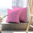 thumbnail image 6 of LALILO Throw Pillow Covers Polka Dot White Dot Pink Baby Beautiful Cushion Cover 18" x 18", 2 Pack, 6 of 6