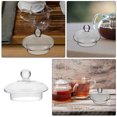 thumbnail image 5 of Glass Teapot Lid Replacement, Clear Glass Tea Kettle Cover Accessory for 1000ml Home Kitchen Teapots, 3.22x3.22x1.97in, 5 of 5