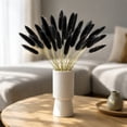 thumbnail image 6 of chaungfeng 17" Artificial Bunny Tails Dried Flowers, 20 Pcs Faux Dried Lagurus Ovatus, Dried Black Pampas Grass Decor for Farmhouse Flower Arrangements Wedding Home Boho Party Decorations, 6 of 8