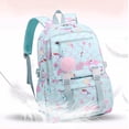 thumbnail image 4 of Weebloom School Backpack For Kids Girls Cute Minimalist Colorful Lightweight Daypack Bookbag Elementary Middle School Blue, 4 of 7