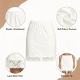 thumbnail image 2 of APEXFWDT 2 Pack Women's Half Slips for Under Dresses, Lace Trim Anti-Chafing Underskirt, Lightweight Non-Cling Above Knee Slip Dress Liners, 2 of 7