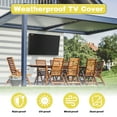 thumbnail image 7 of KANCOKIT 48"-50" Outside TV Cover, Waterproof TV Cover With Zipper, 360° Protection for Outside Flat Screen Televisions with Mounts and Stands， Black, 7 of 7