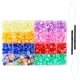 thumbnail image 2 of 480Pcs Hair Beads Multicolor Accesorios, Plástico, Extensiones de cabello de 8 mm para joyas con Peinados Hombres Mujeres, 2 of 9