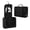 Black, variant on FITDON Large Hanging Toiletry Bag Travel Wash Bag, Waterproof Shaving Bag Gym Shower Bathroom Bag Dopp Kit, Black