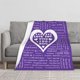 thumbnail image 2 of LHSHID Anniversary Wedding Gifts Blanket Flannel Soft and Comfortable Anti static Bed Sofa Blanket 50x60in, 2 of 6