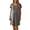 Gray, variant on Gleelaud Soft Short Sleeve Maternity Nursing Nightgown, Labor Postpartum Hospital Gown, Solid & Print Options, Fits All Pregnancy Stages