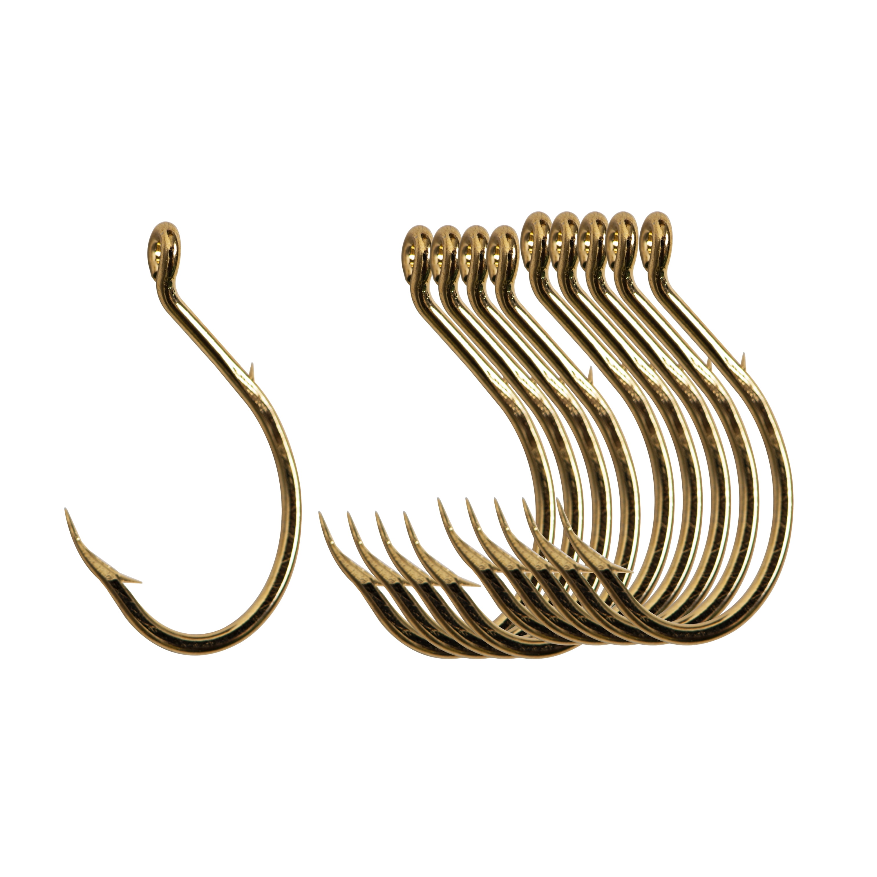 (5 pack) Mustad Gold Salmon Egg Size 4
