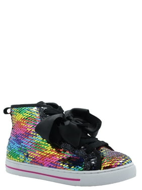 Jojo Siwa Rainbow Flip Sequin High-Top Sneaker (Little Girls)