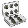thumbnail image 1 of Methold 12 unids/set esponja de espuma viscoelástica tapones para los oídos almohadilla de repuesto para auriculares en la oreja transpirable y Cables de audio/vídeo negro y silicona s, 1 of 6