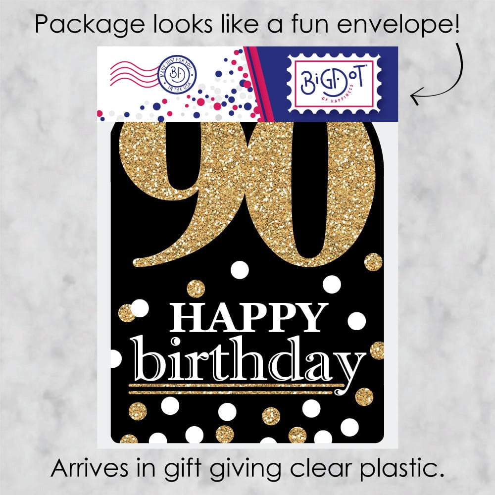 Big Dot Of Happiness Adult 50th Birthday - Gold - Happy Birthday Giant  Greeting Card - Big Shaped Jumborific Card : Target