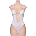 thumbnail image 2 of Sujetador invisible sin espalda con forma de U y escote fruncido en el pecho con círculo de acero para vestido de noche de boda Ropa interior moldeadora de cuerpo, 2 of 5
