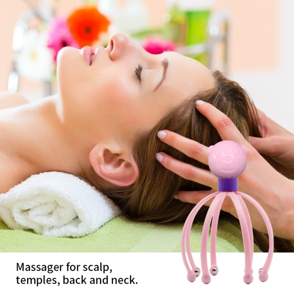 Scalp Massager Hair Growth Stimulator Head Neck Massage Roller Balls Claw  Rub