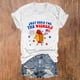 thumbnail image 2 of Blusas de Manga Corta para las Mujeres Divertido Impreso Cuello Redondo Tee, Vintage Humor Gráfico Blusas de Primavera para las Mujeres, 2 of 4