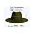 thumbnail image 2 of Fedora clásico de ala ancha para mujeres y hombres Fedora de dos tonos con banda, 2 of 5
