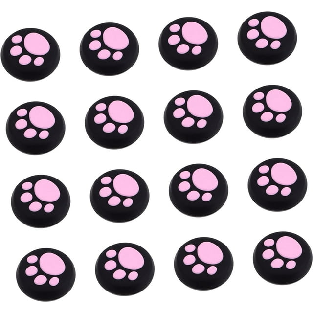 HUGFEGWE Joystick Caps 48 Pcs Rocker Cap Cartoon Stickers Pro Handle Box Unique Game Controller Accessories CJB91-16464