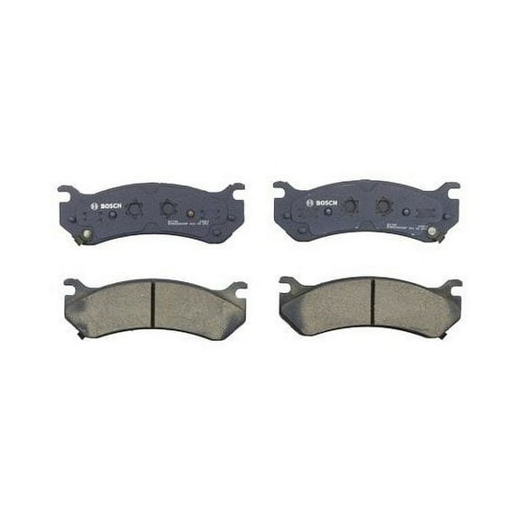 Bosch Quiet Cast Ceramic with Hardware Brake Pad Set, and Shims Fits Select: 1999-2010 Chevrolet Silverado, 2000-2006 Chevrolet Tahoe