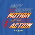 thumbnail image 2 of Boy's The Flash Don't Confuse Motion  Graphic Tee Royal Blue Large, 2 of 5