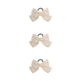 thumbnail image 4 of Bandeau Grand pour Cheveux, Pince à Ressort, Nœud Réglable, Multicolore, Sans Accroc, Porte-Queue, Épingles à Cheveux, Chouchous pour Filles, Beige, 3Ensemble, 4 of 6