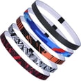 thumbnail image 1 of Diademas deportivas unisex, diademas elásticas para mujer, finas, antideslizantes y finas, para hombres y mujeres, 1 of 5