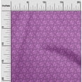 thumbnail image 2 of oneOone Polyester Spandex Purple Fabric Geometric Lines Heptagon Craft Projects Decor Fabric Printed By The Yard 56 Inch Wide, 2 of 4