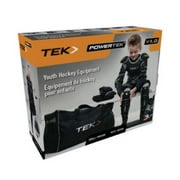 PowerTek V3.0 6-Piece Ice Hockey Equipment Pads, Starter Set Kit, YOUTH SMALL
