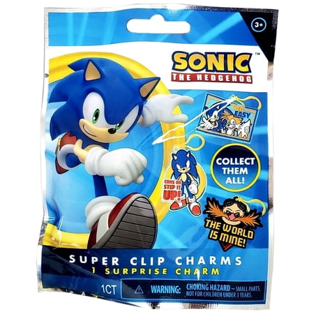 Sonic The Hedgehog Super Clip Charms Mystery Pack (1 RANDOM Figure!) Sonic The Hedgehog Super Clip Charms Mystery Pack (1 RANDOM Figure!)
