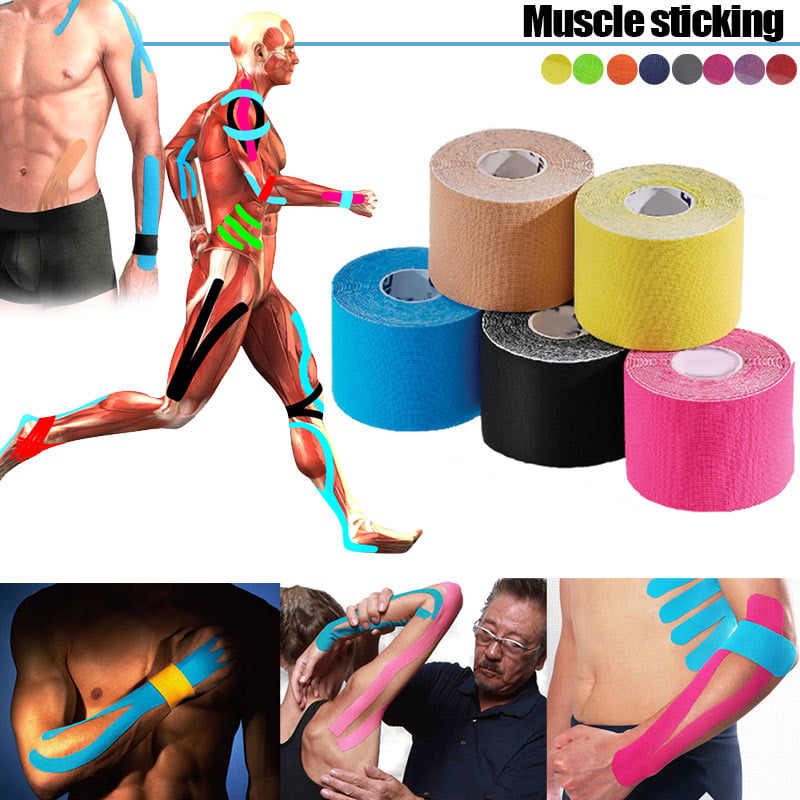 5M Kinesiology Tape Sports Physio Knee Shoulder Body Muscle Support Pain Relief