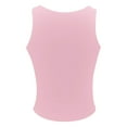 thumbnail image 5 of WENWU Women's Sleeveless Strappy Tank Square Neck Double Layer Workout Fitness Casual Basic Crop Tops 3 Shirt Women Athletic Womens Top, 5 of 5