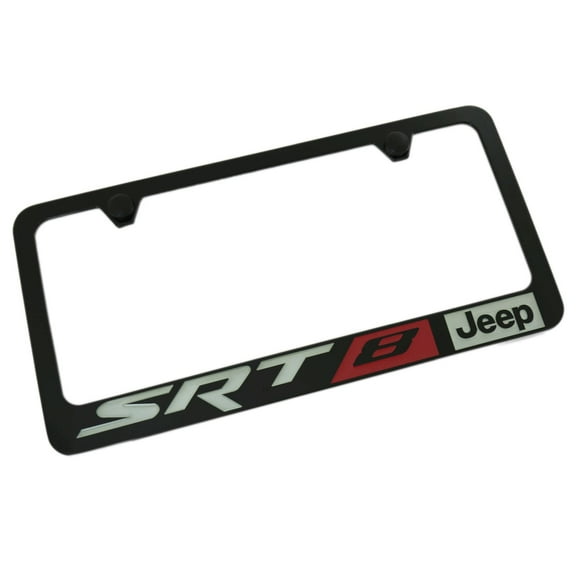 Jeep SRT8 License Plate Frame (Black)