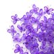 thumbnail image 1 of Auear Paquete De 50 Mariposas Con Purpurina De Alambre De Malla Transparente Con Gema Para Decoración Del Hogar Y Bodas, Decoraciones De Pared Para Fiestas (Púrpura), 1 of 5