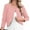 C2-Pink, variant on Women's Cardigan 3/4 Sleeve Cropped Open Front Bolero Shrug for Dresses Black XL