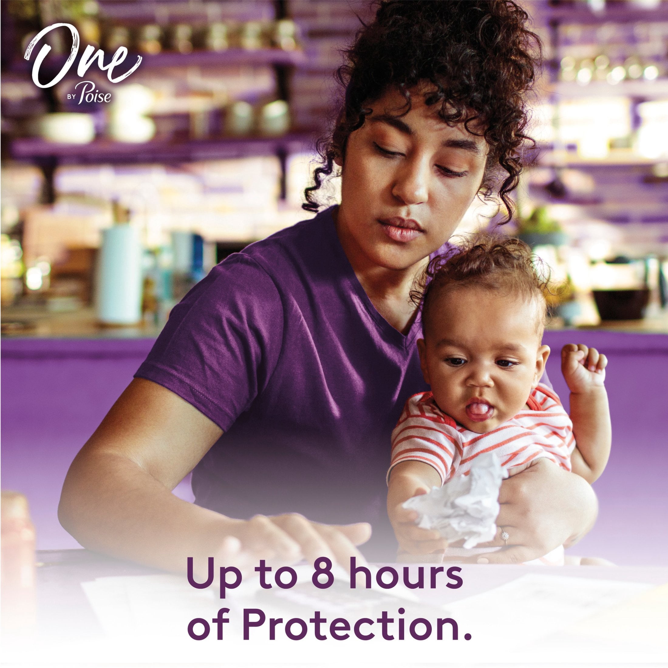One by Poise Panty Liners (2-in-1 Daily Liners), Long Pantiliners, Extra Coverage, 50 Count