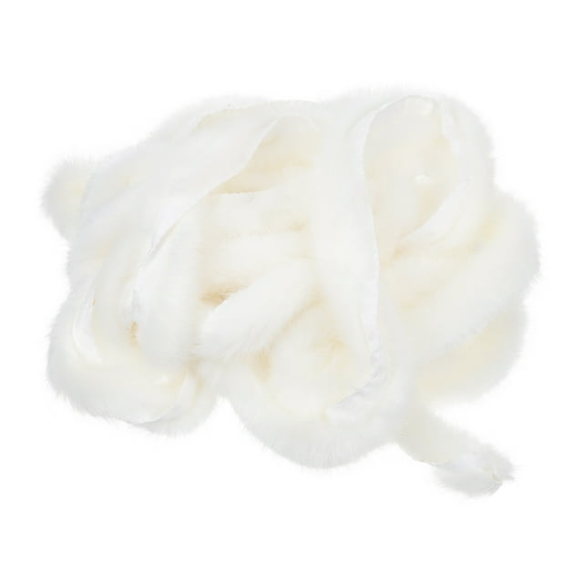 SHISUYAN 1pc Christmas Faux Fur Ribbon Trim Decor Accessory for Han Chinese Clothing