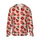 thumbnail image 1 of Fotbe Tomatoes Chaqueta con Protección Solar UPF 50+ para Hombre y Mujer, Camisa con Capucha y Bolsillos-Large, 1 of 7