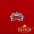 thumbnail image 3 of King of Bling's 10K Real White Gold with 0.50 CT Real Diamond Ladies Ring Size 7, 3 of 11